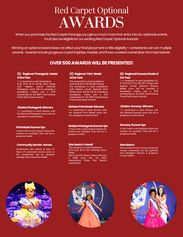 2027 Coast to Coast Regional Pageant Registration