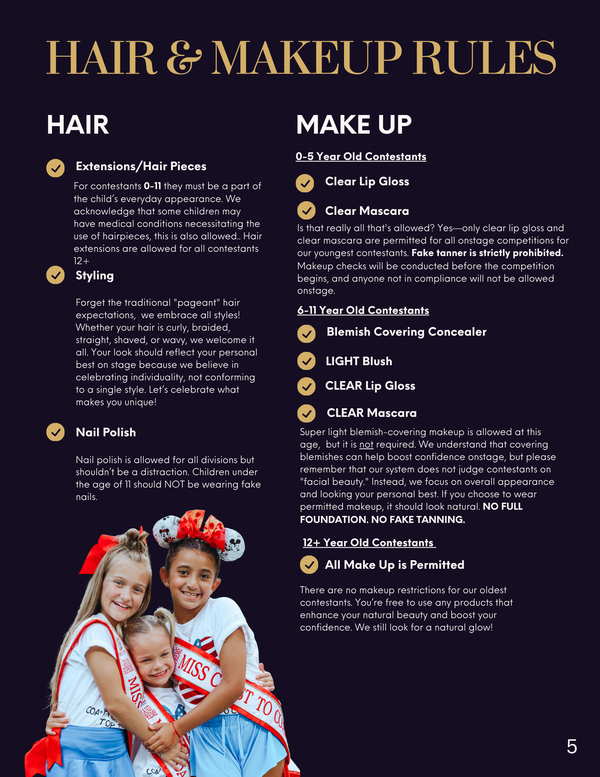 2027 Coast to Coast Regional Pageant Registration