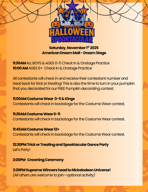 Halloween Spooktacular Pageant Application