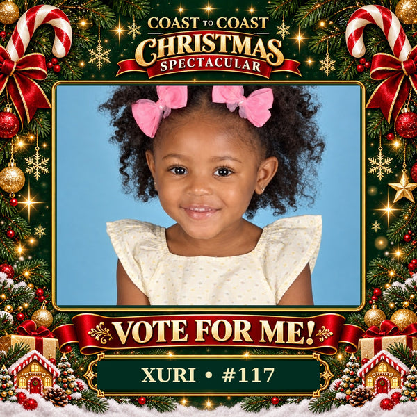 Vote for Xuri Crisdon #117 Christmas Spectacular