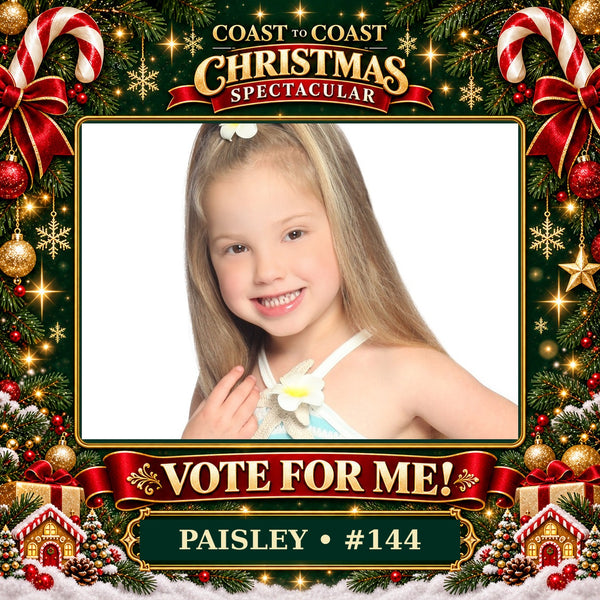 Vote for Paisley Pierelli #144 Christmas Spectacular