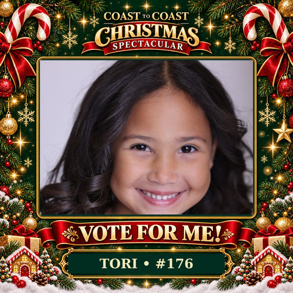 Vote for Tori Londyn Tapp #176 Christmas Spectacular