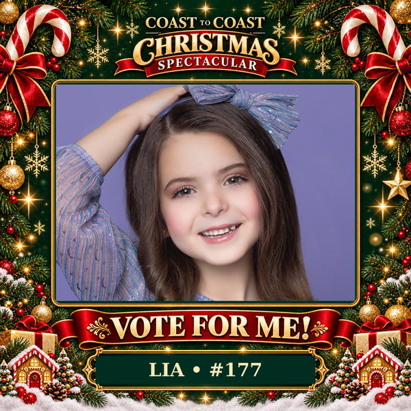 Vote for Lia Rosa Williams #177 Christmas Spectacular