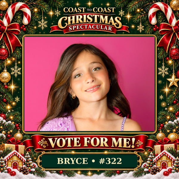 Vote for Bryce Prifold #322 Christmas Spectacular