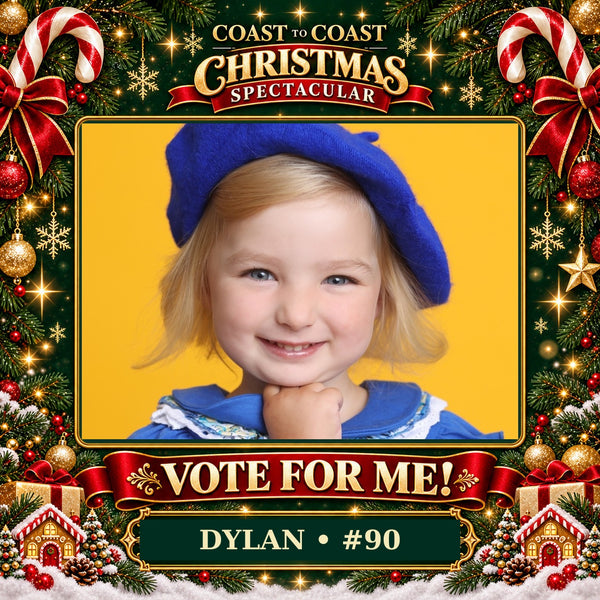 Vote for Dylan Oliver #90 Christmas Spectacular